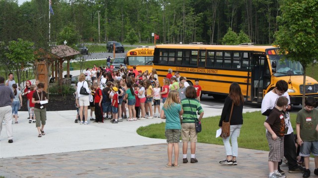 School Bus arrival (Large)
